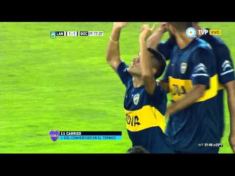 Gol de Carrizo. Lanús 1 - Boca 1 | Primera División 2015 - Fecha 10