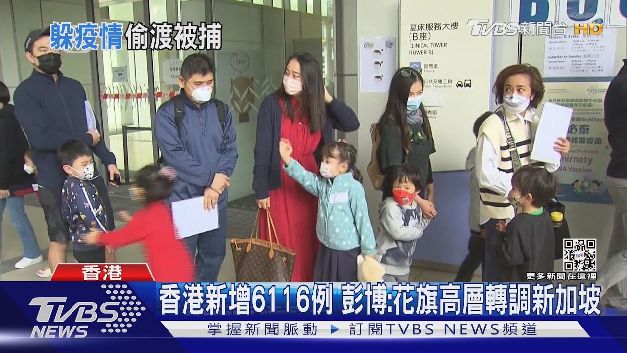 香港新增6116例確診 彭博:花旗高層轉調新加坡