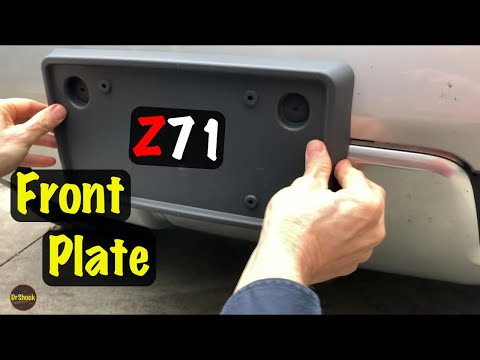 2007 - 2014 GM Z71 Front License Plate Bracket Installation (Chevrolet Avalanche, Suburban, & Tahoe)