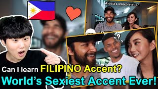 Korean Reaction to Filipino Accent Challenge (The Sexiest Accent in Asia)