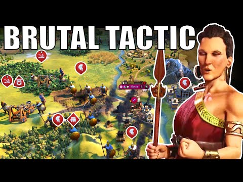 Civ 6 | Early Game Warfare Made So Easy It's Broken!!! – (#2 Deity Gorgo Civilization VI)
