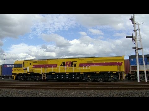 AC4308 - Australian Railroad Group Locomotive in Melbourne Part 1 - Australian Trains & Railways