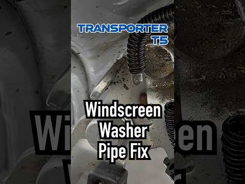 VW Transporter Windscreen Washer Jet Pipe Fix Repair Volkswagen T5 T5.1 T6 T6.1 T4 Camper