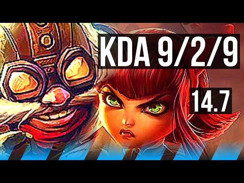 CORKI vs ANNIE (MID) | 9/2/9, 300+ games | BR Diamond | 14.7