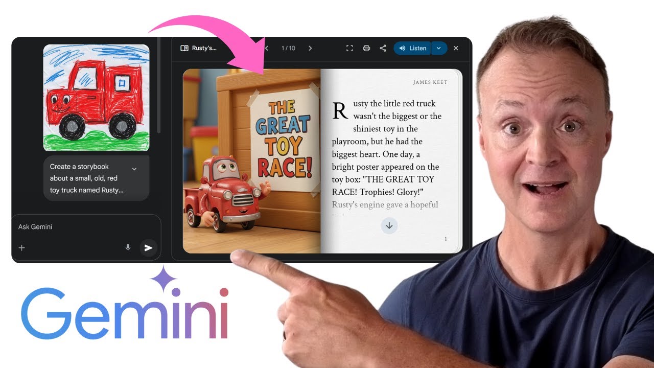 ✨How to Create a Storybook with Gemini