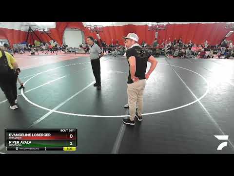 50-55 Lbs Cons. Semi - Piper Ayala, Wisconsin Vs Evangeline Loberger, Wisconsin 9615