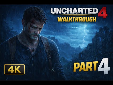 UNCHARTED 4 Gameplay Walkthrough Part 4 [4K 60FPS PS5] - No Commentary