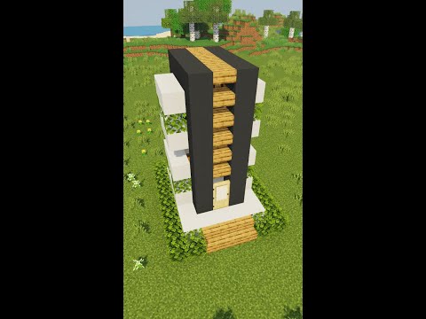 Minecraft Building Tutorial Apartment House 7x8