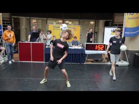 Freestyle Voetbal Toernooi Veenendaal - Finale - Bodhi Bos vs Jesse Marlet