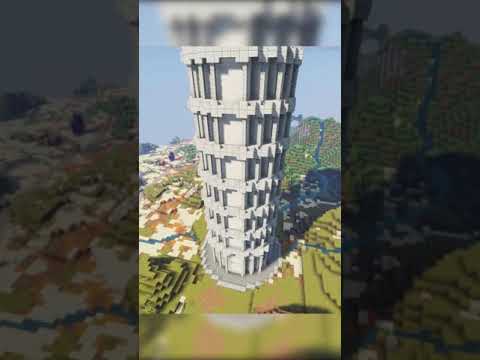 JoofyShorts - Minecraft Building Challenge, Leaning Tower of Pisa