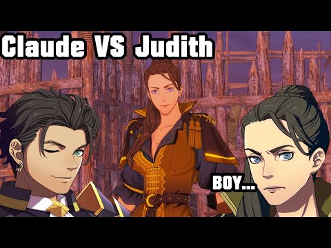 Fire Emblem Warriors: Three Hopes - Claude VS Judith Unique battle dialog
