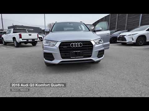 2016 Audi Q3 quattro 4dr 2.0T Komfort in Silver for sale at Ken Shaw Toyota in Toronto, ON