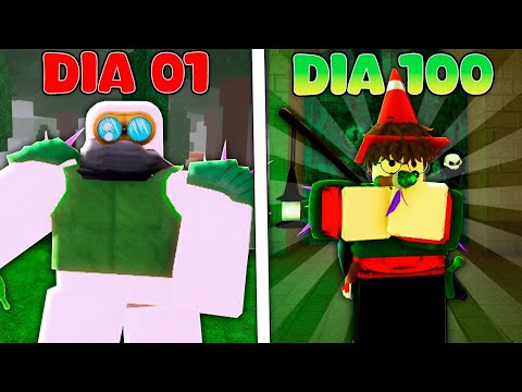 SOBREVIVI 100 DIAS COMO POISON MASTER NO 99 NOITES NA FLORESTA