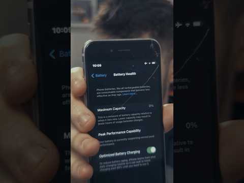 What happens when your iPhone’s battery health hits 0% #iphone #apple #tech