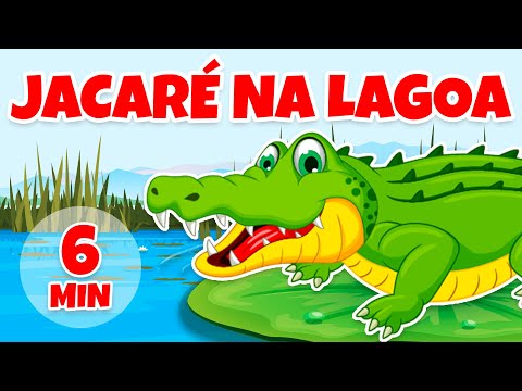 Jacaré na Lagoa - Giramille 6 min | Desenho Animado Musical