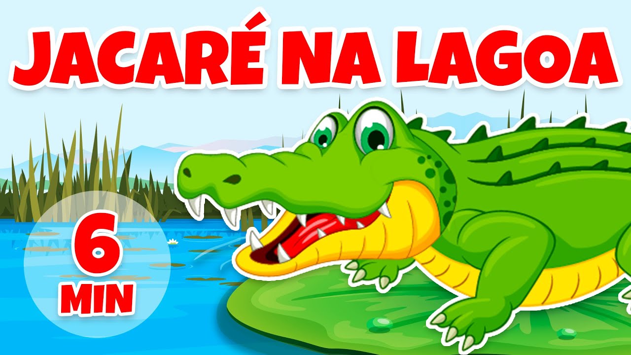 Jacaré na Lagoa - Giramille 6 min | Desenho Animado Musical
