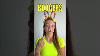 Silly English Words for Kids! What’s a Booger?👃 What’s Ear Wax? 🤢