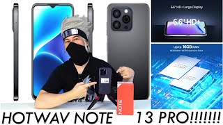 HOTWAV Note 13 Pro unboxing recensione smartphone android scheda tecnica e prezzo