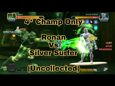 4* Ronan Vs Silver Surfer - The Trial Of Reed Richards || Uncollected (MCOC)