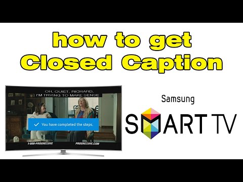 how to turn off closed captioning on samsung tv