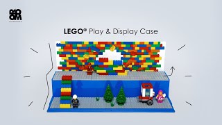 LEGO® ICONIC Spiel- und Sammelbox – rot