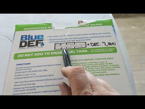 Blue DEF Expiration Code Explained.