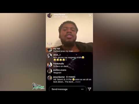 Mr Clapton giving that pain to Joey Clipstar on the #HBTalent Show! | Audio Saviours