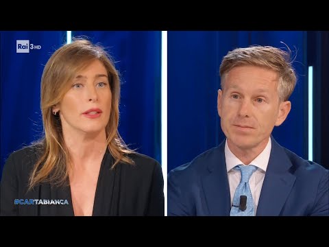 Alessandro Orsini e Maria Elena Boschi - Cartabianca - 17/05/2022