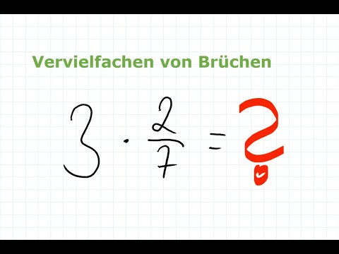 Umgang mit Brüchen - Vervielfachen von Brüchen | Mathe einfach erklärt!