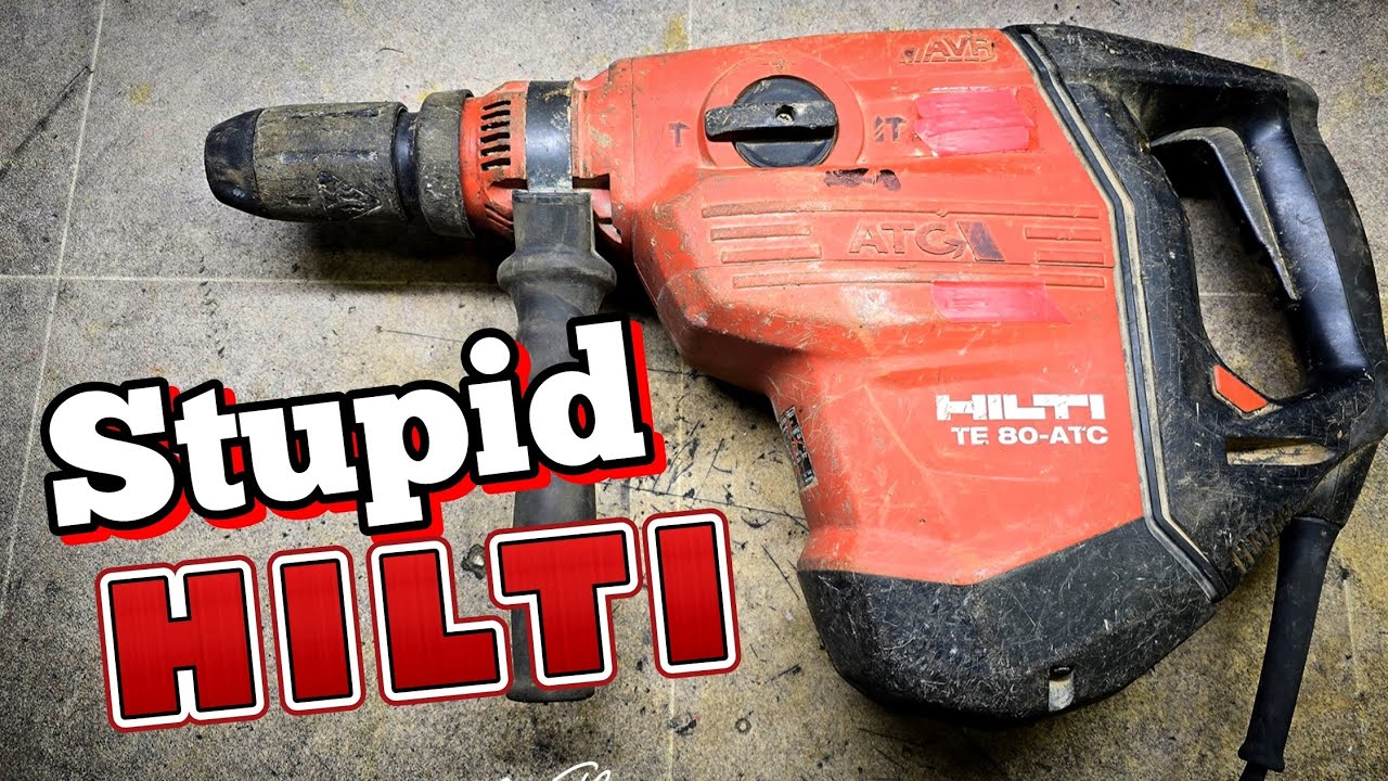 Wish I never started this one. Fixing a HILTI TE80ATC Hammer with no hammer.