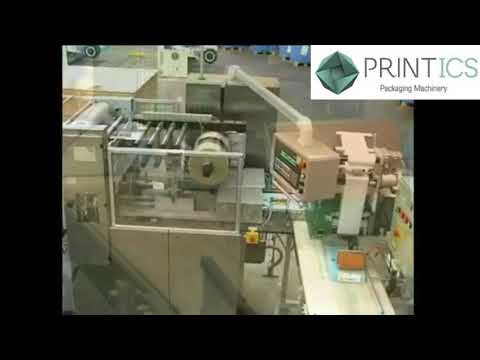 VIDEO PRINTICS U34090618 PASABAN CR-650 SHEETER WITH STRAPPING MACHINE WRAPPING LINE AND GROUPER