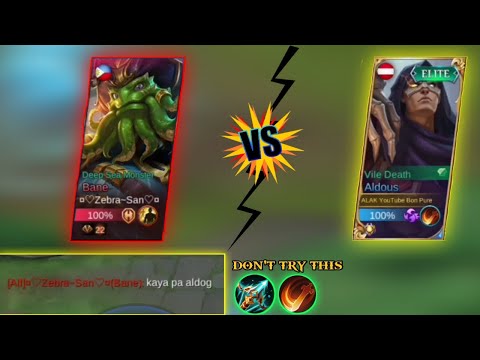 Aldous Vs Bane Top Global Intro Boy | MLBB | Bon Pure