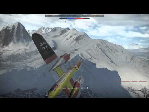 Aces High - Do 217 N1 vs I16 Type 27 - OverThrow Maneuver (Immelmann)