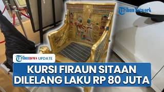 Laku Rp 80 Juta! Miniatur Kursi Firaun Jadi Rebutan Lelang BPA Fair 2026, Barang Hasil Sitaan Pidana