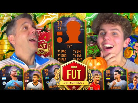 Dad & Son open INSANE Ultimate Scream FUT Champions rewards...