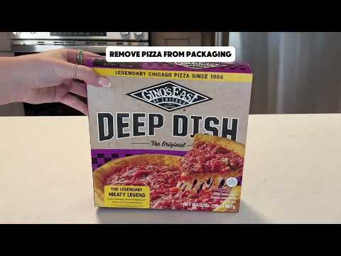 Gino's East of Chicago – How to Bake a Frozen Deep Dish Pizza - Traditional Bake