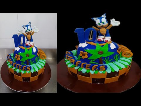 sonic cake team by chef saqib#cake #🇵🇰🇵🇰🇵🇰🇵🇰🎂cake #fondantdesign #fondantcake