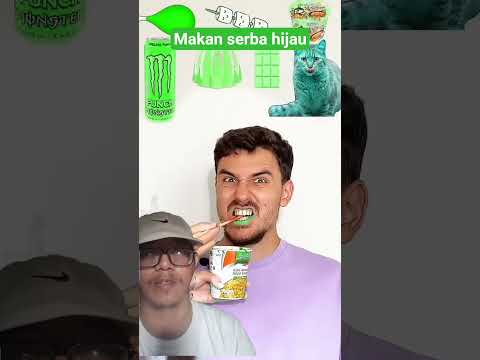 makan serba hijau ⁉️ #funny #shorts
