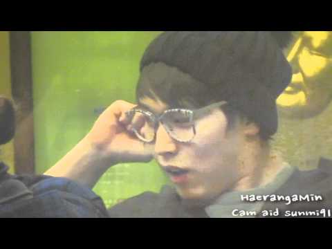 [Fancam] 120126 SUKIRA Sungmin - 너무 좋기만 한걸^^