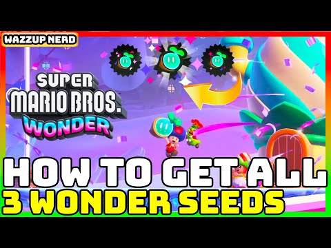 Super Mario Bros Wonder: All Flower Coins And Wonder Seeds In Outmaway Valley