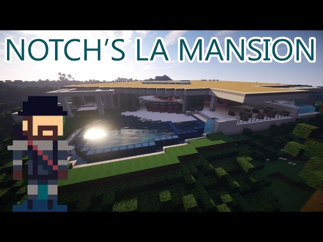 Minecraft recreates Notch’s $70 million mansion