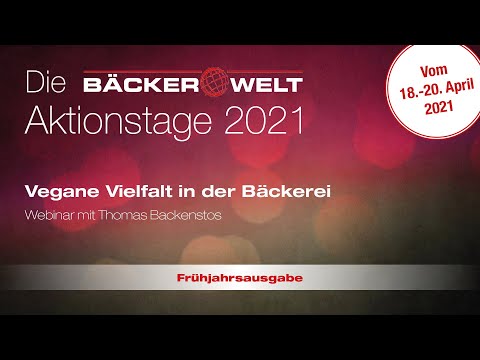 Thomas Backenstos: Vegane Vielfalt in der Bäckerei