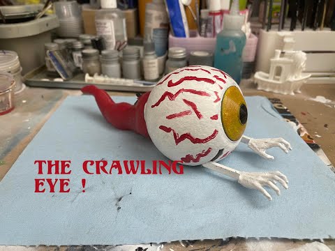 How to make a crawling eye