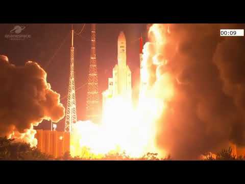 VOL VA2523- GALAXY30 MEV-2 BSAT-4B - decollage takeoff liftoff - Ariane 5 - Kourou - Launch - CSG