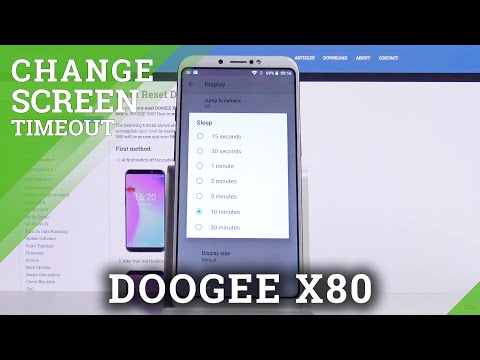 How to Change Screen Timeout on DOOGEE X80 – Screen Settings