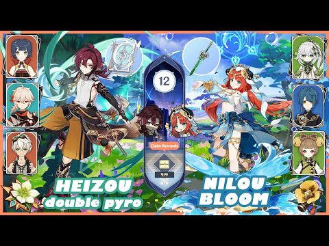 ABYSS 3.5 - C2 Heizou double pyro & C0 Nilou bloom