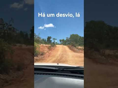 Desvio no trajeto de Brasília à Niquelândia-Go, BR 414 - Cuidado! #automobile #viagem #roça