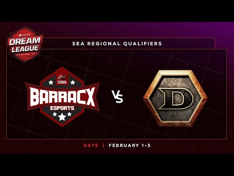 PG.Barracx vs DeToNator Game 2 - DreamLeague S11 SEA Qualifier: Losers' Round 1