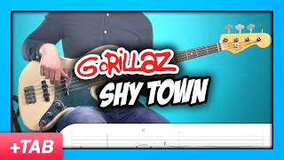 Gorillaz - Shy-town | Bass Cover with Play Along Tabs