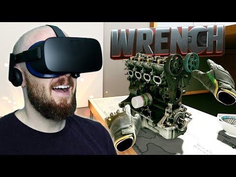 Build An Engine In Virtual Reality! Wrench VR Oculus Rift Gameplay